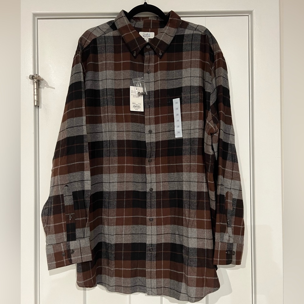 NWT Croft and Barrow Men’s Flannel Shirt
